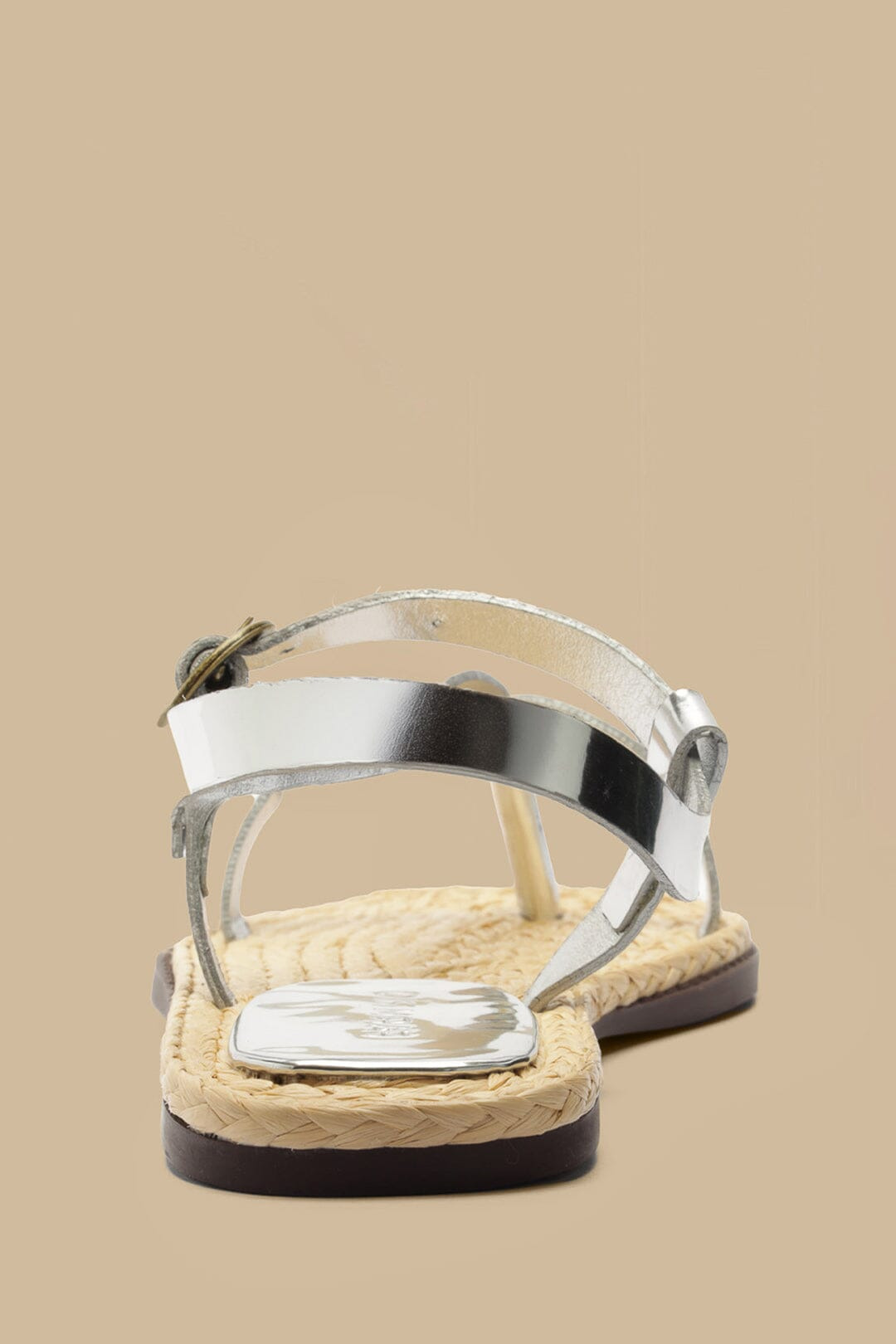 Silver Cross Strap Sandal - 4