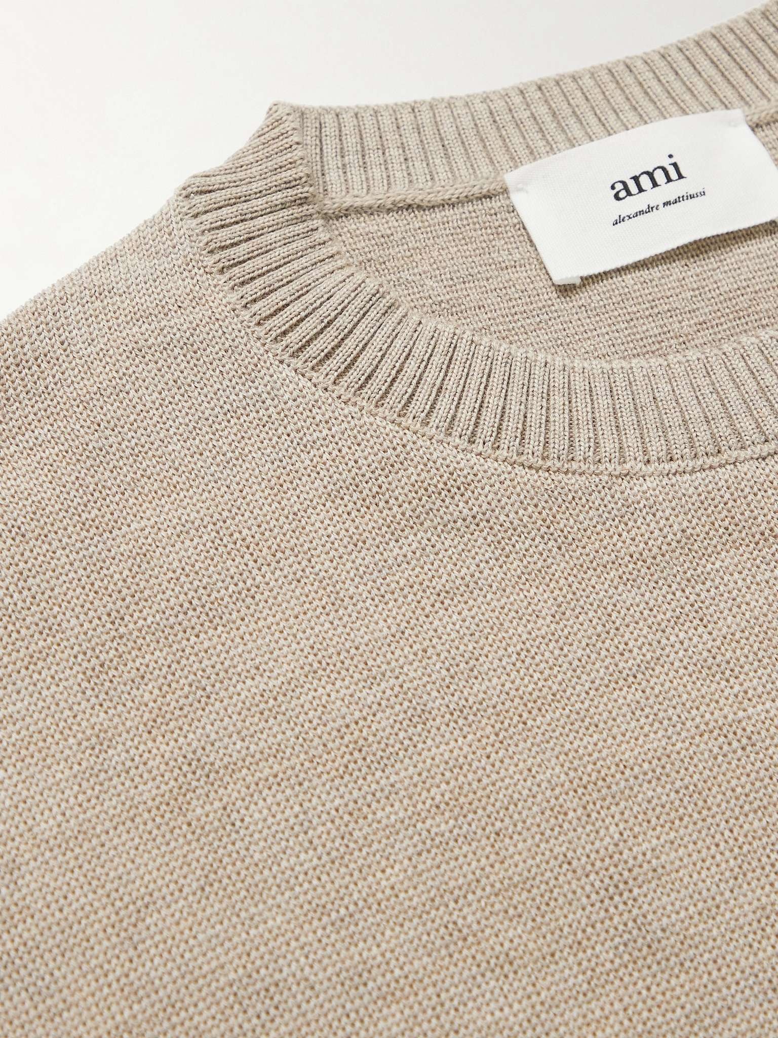 Logo-Embroidered Merino Wool Sweater - 5