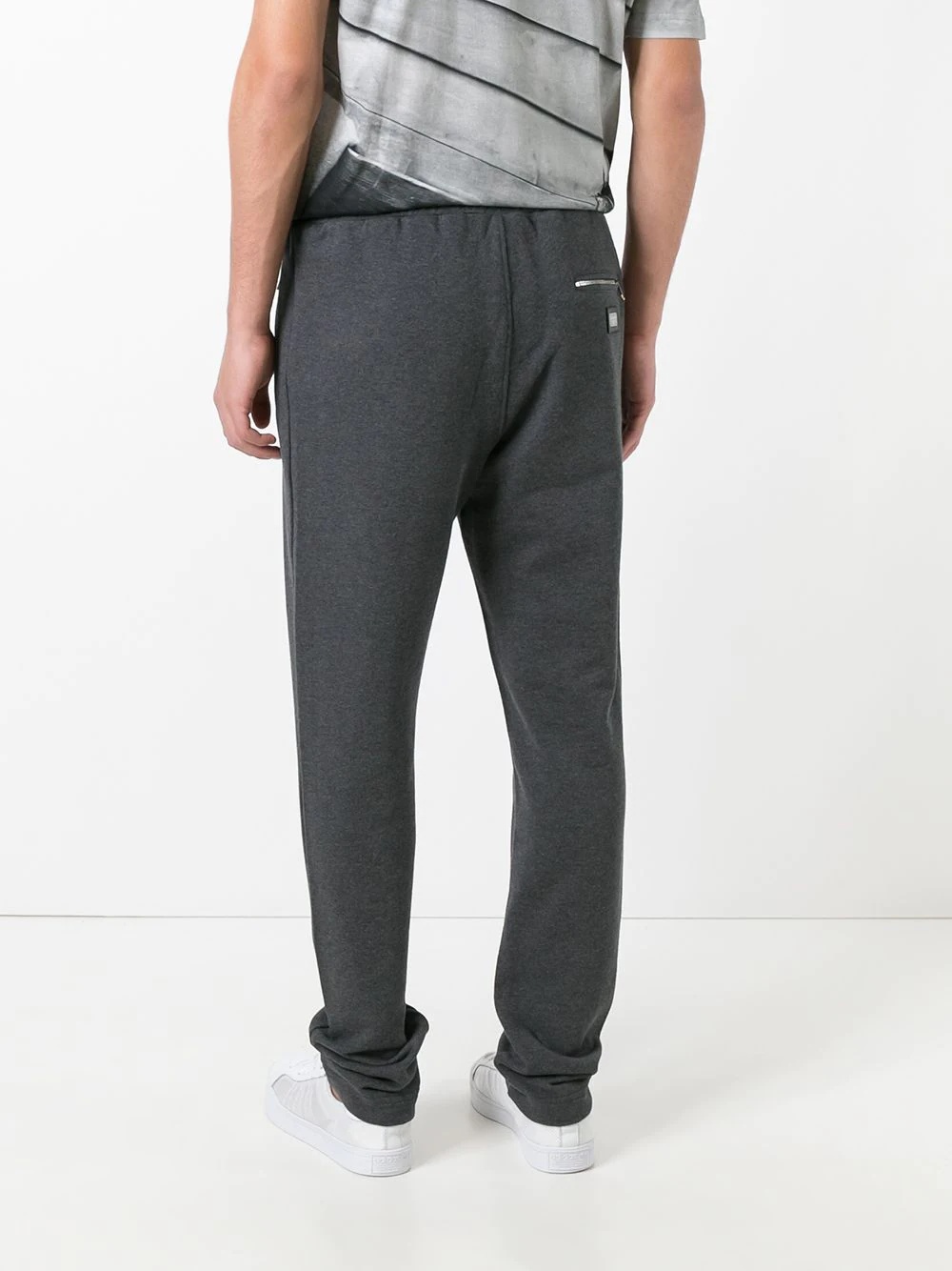 drawstring track pants - 4