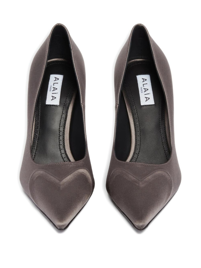 heart detail heeled pumps 3
