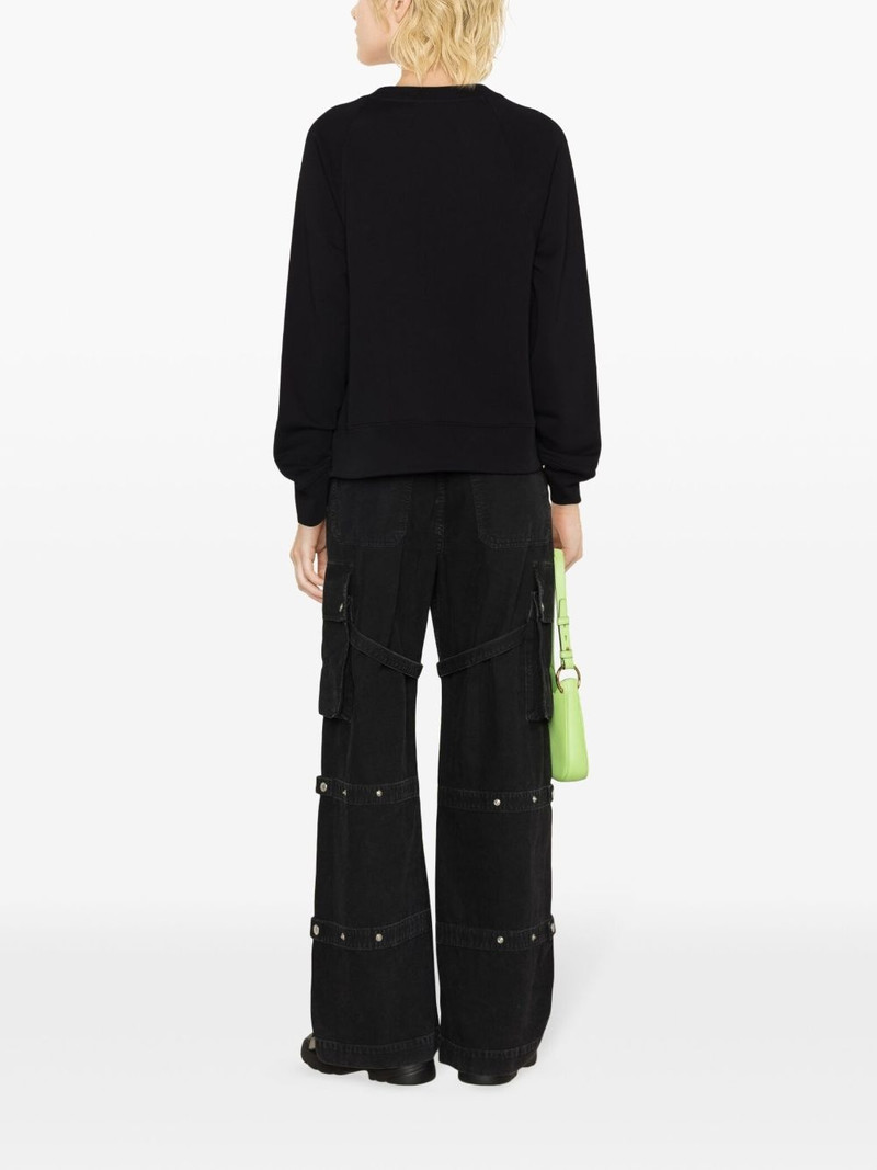 embroidered-logo cotton sweatshirt 4