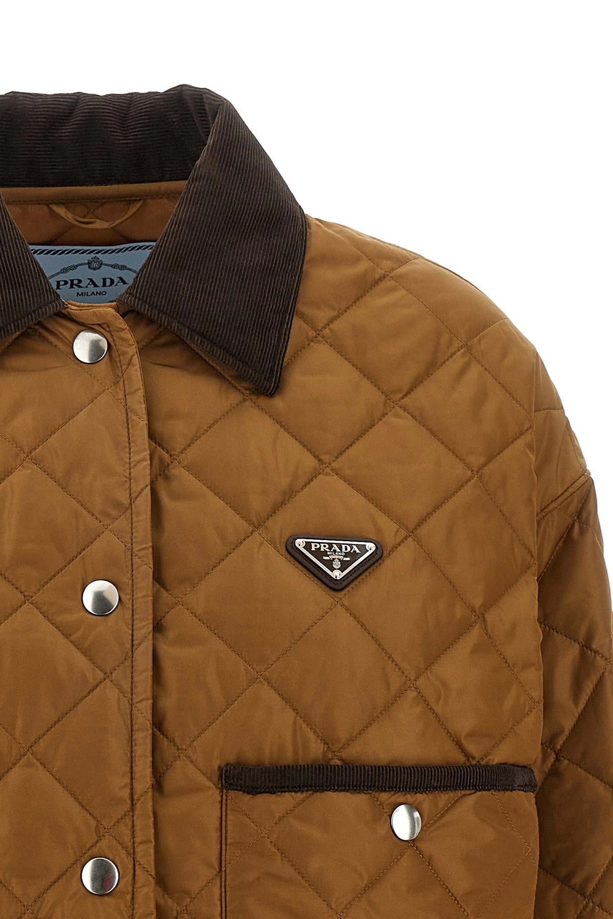 Quilted crop jacket - 3
