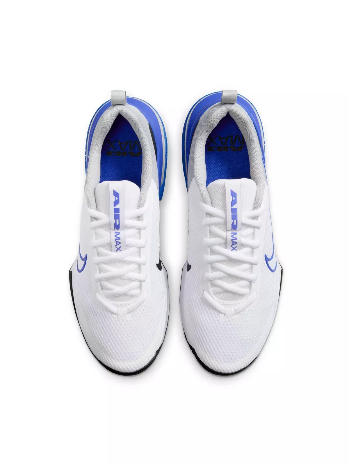 Air Max Alpha Trainer 6 "White/Light Smoke Grey/Black/Hyper Royal" Men's Training Shoe - 4