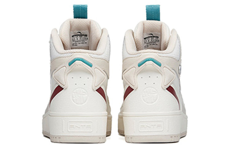(WMNS) ANTA Fashion Series Sneakers High 'Light Grey' 122148013R-2 - 5