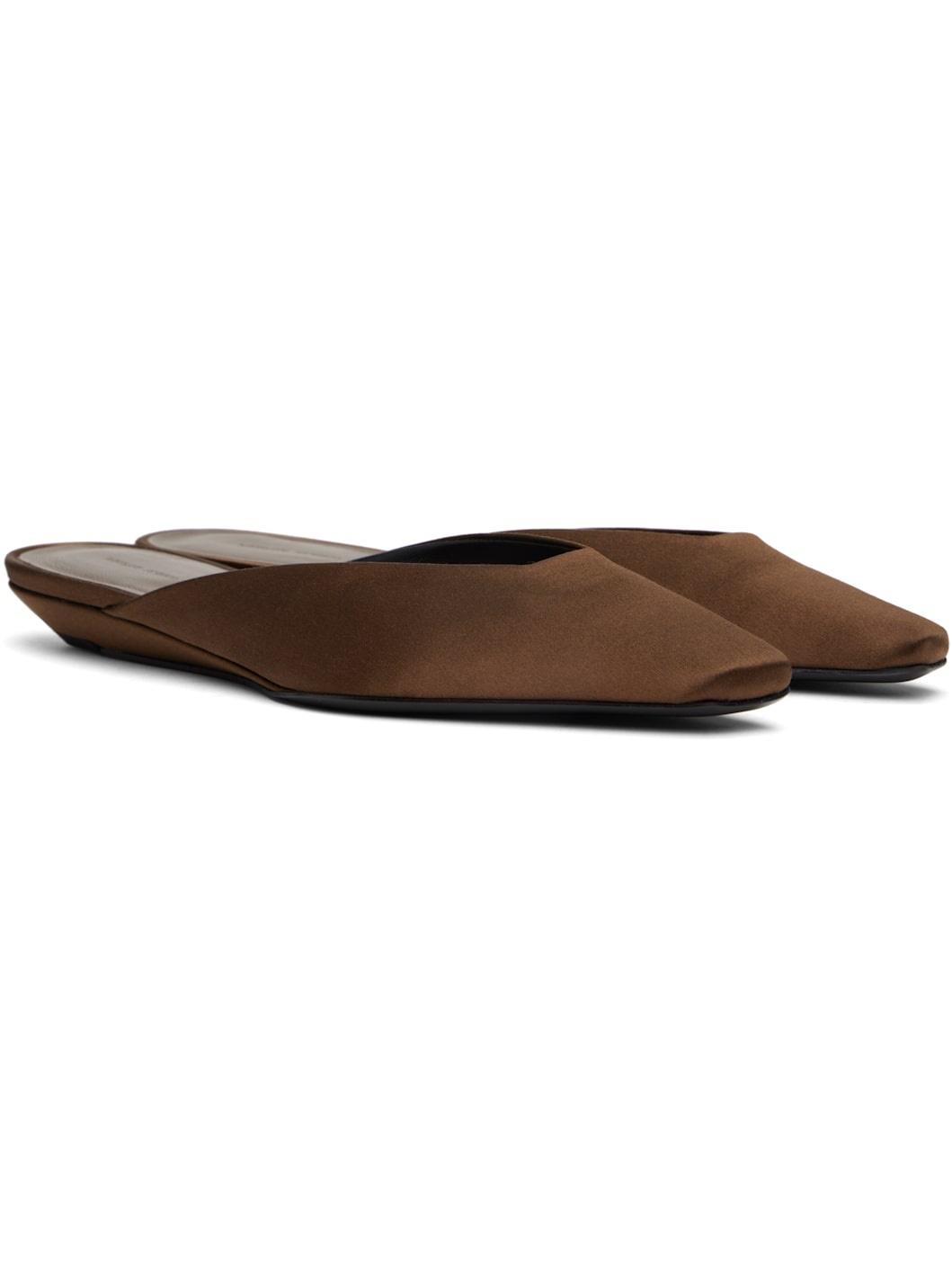 Brown Liz Mules - 4
