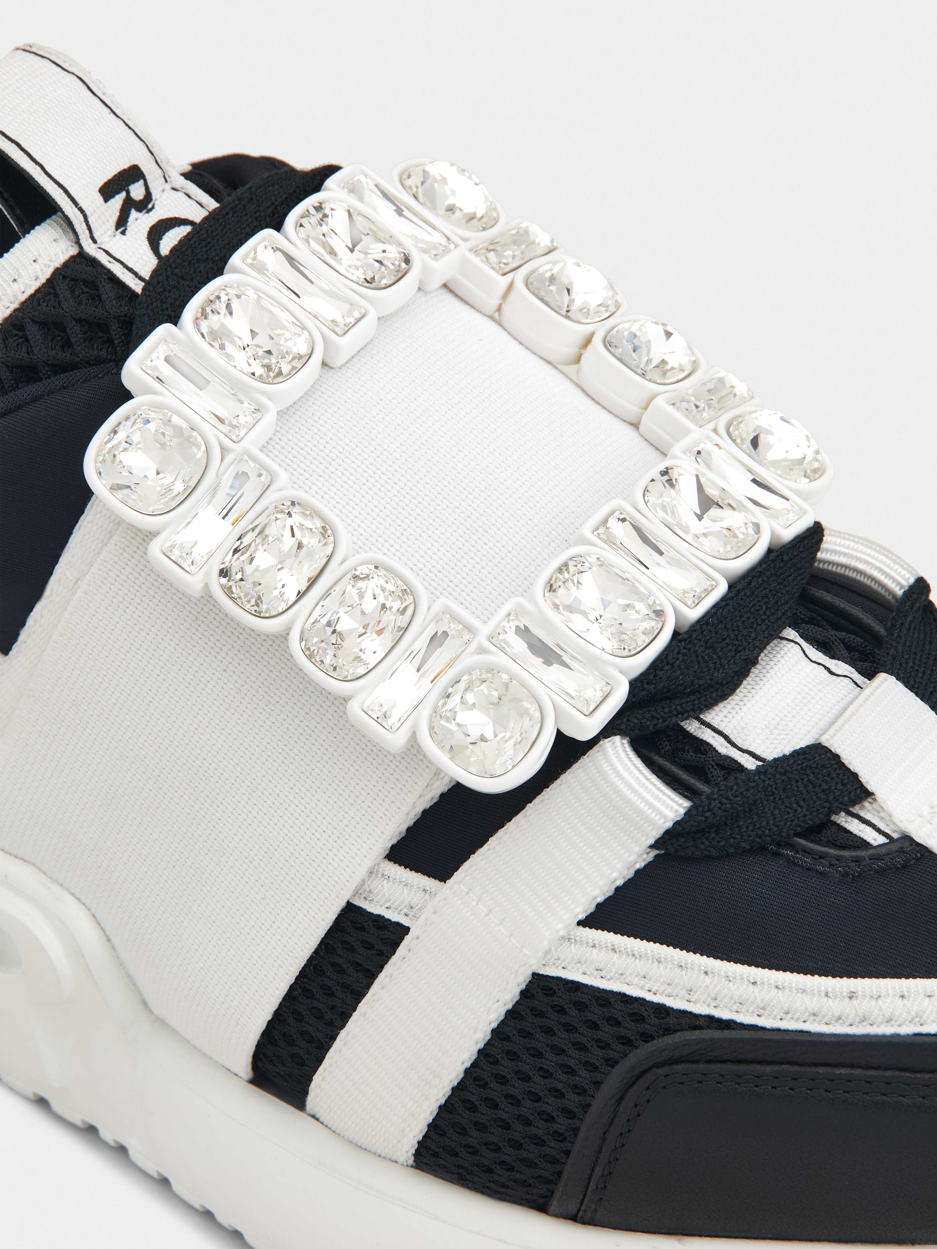 Viv' Go Rhinestone Buckle Sneakers in Technical Fabrics - 7