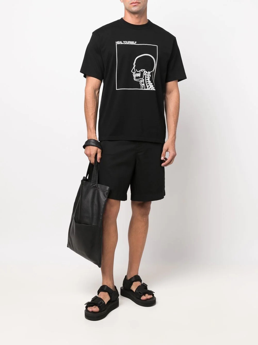 graphic-print short-sleeved T-shirt - 2