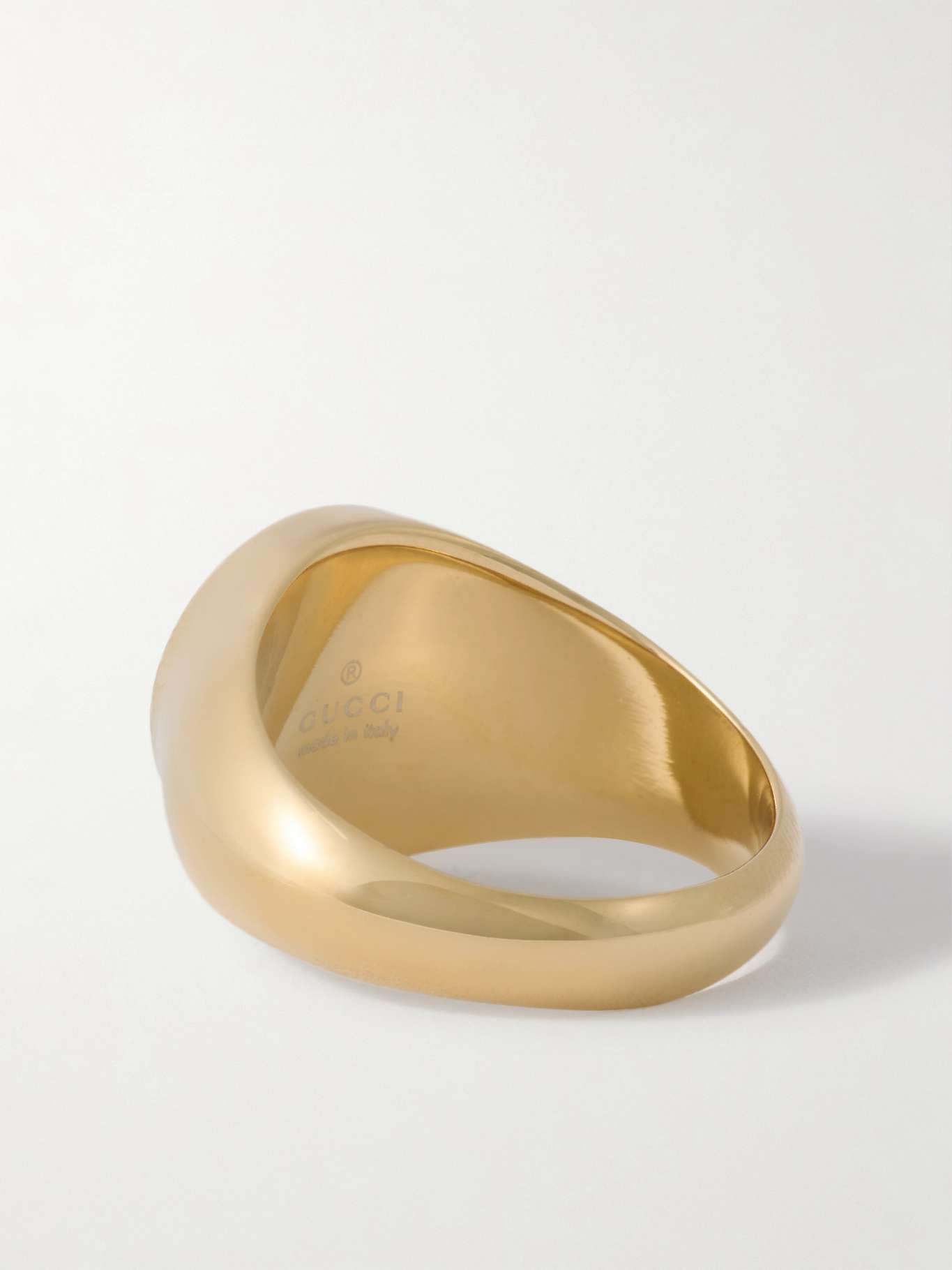 Blondie gold-tone and enamel ring - 3