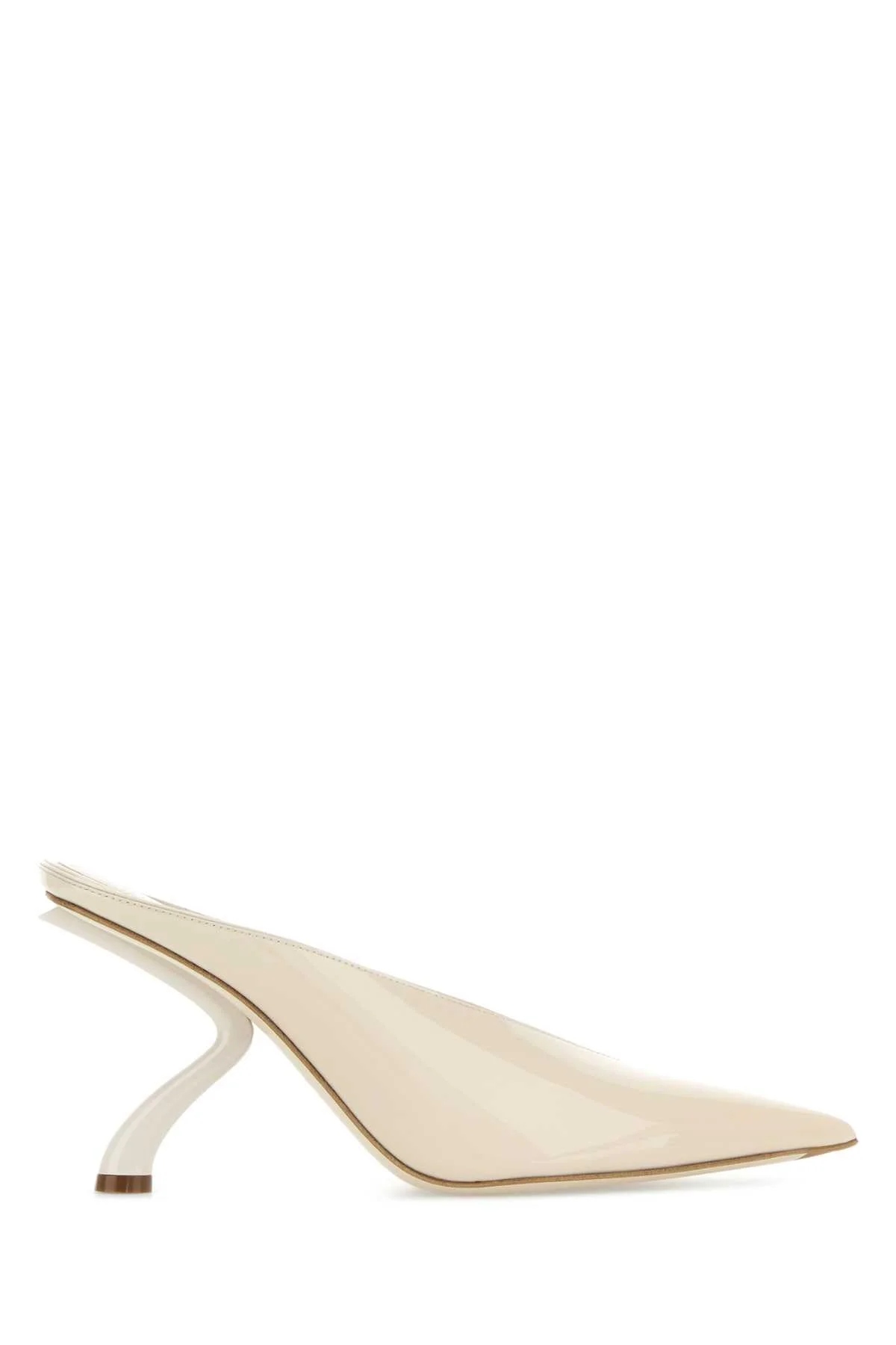 Salvatore Ferragamo Women Ivory Leather Itaca Sabot - 1
