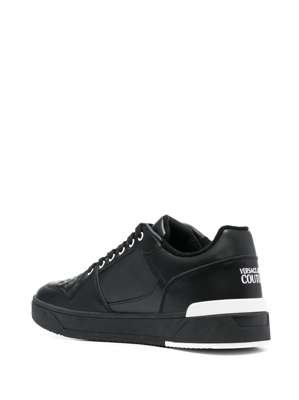 V Emblem-print sneakers - 3