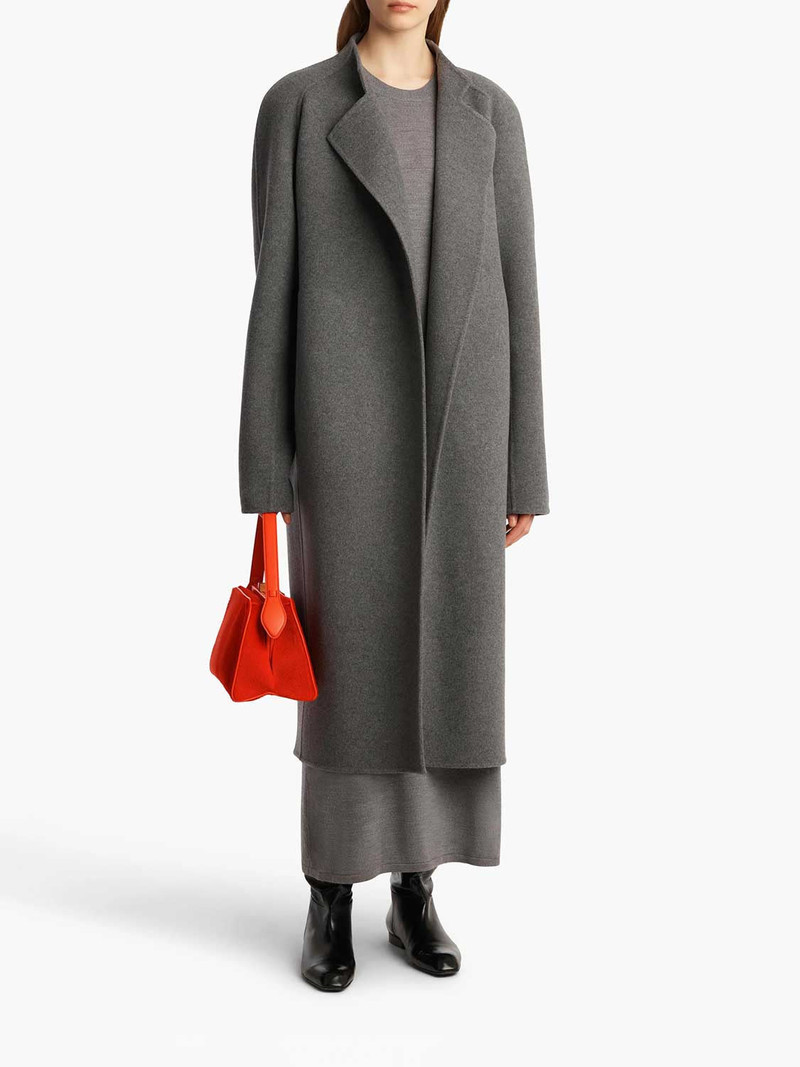 KHAITE LONG WOOL COAT outlook