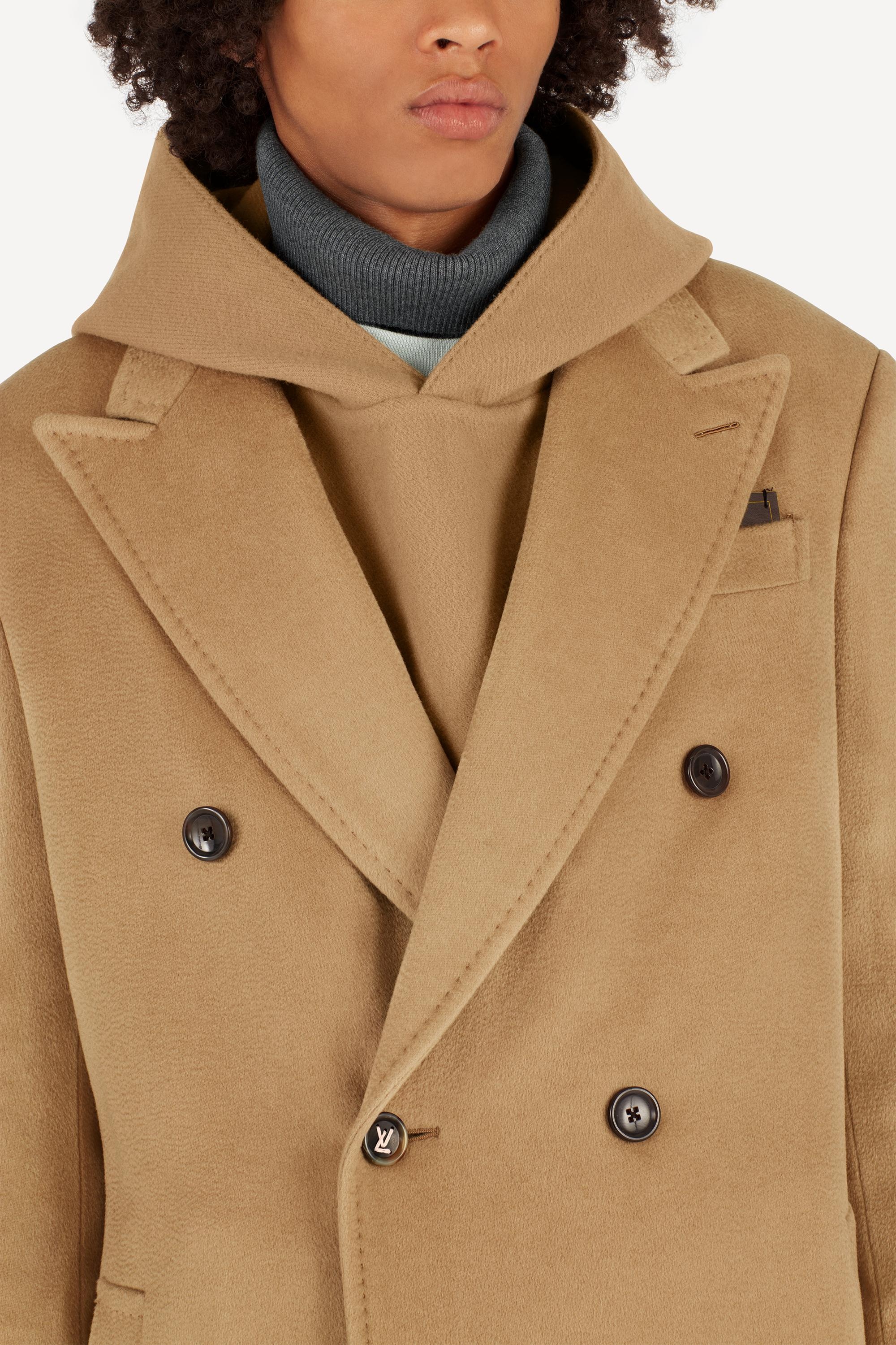 DOUBLE BREASTED TAILORED COAT - 4