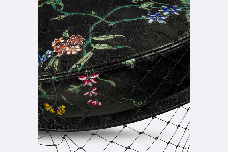 Dior Arty Dior Petites Fleurs Beret with Veil 7
