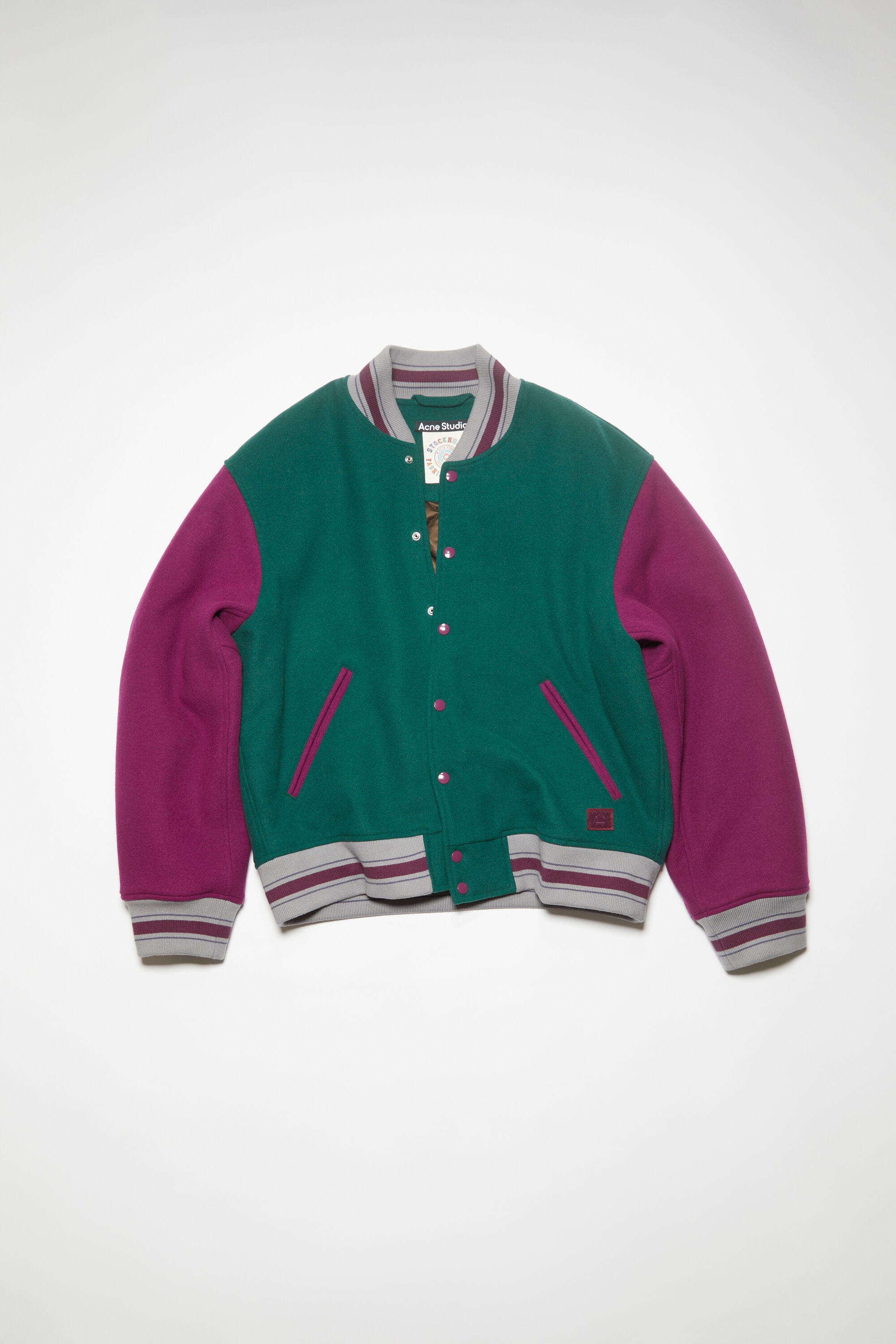 Varsity jacket - Night green - 1