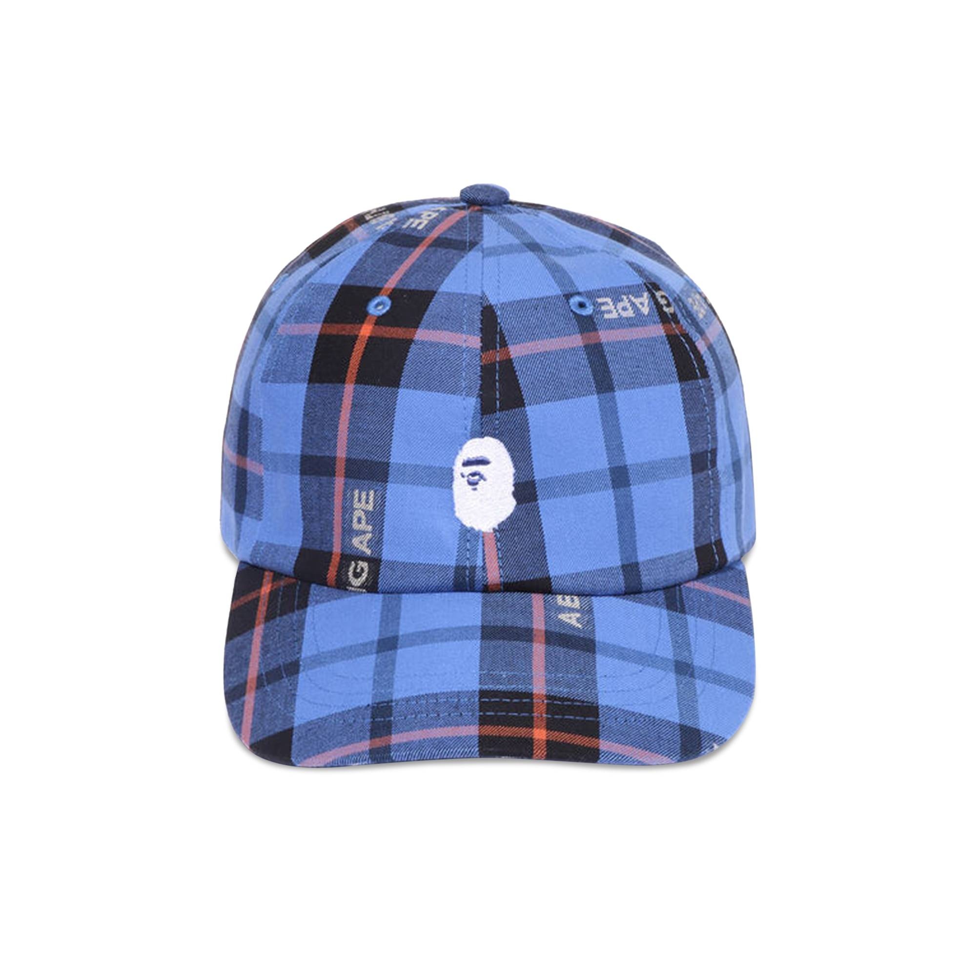 BAPE Check Panel Cap 'Blue' - 1