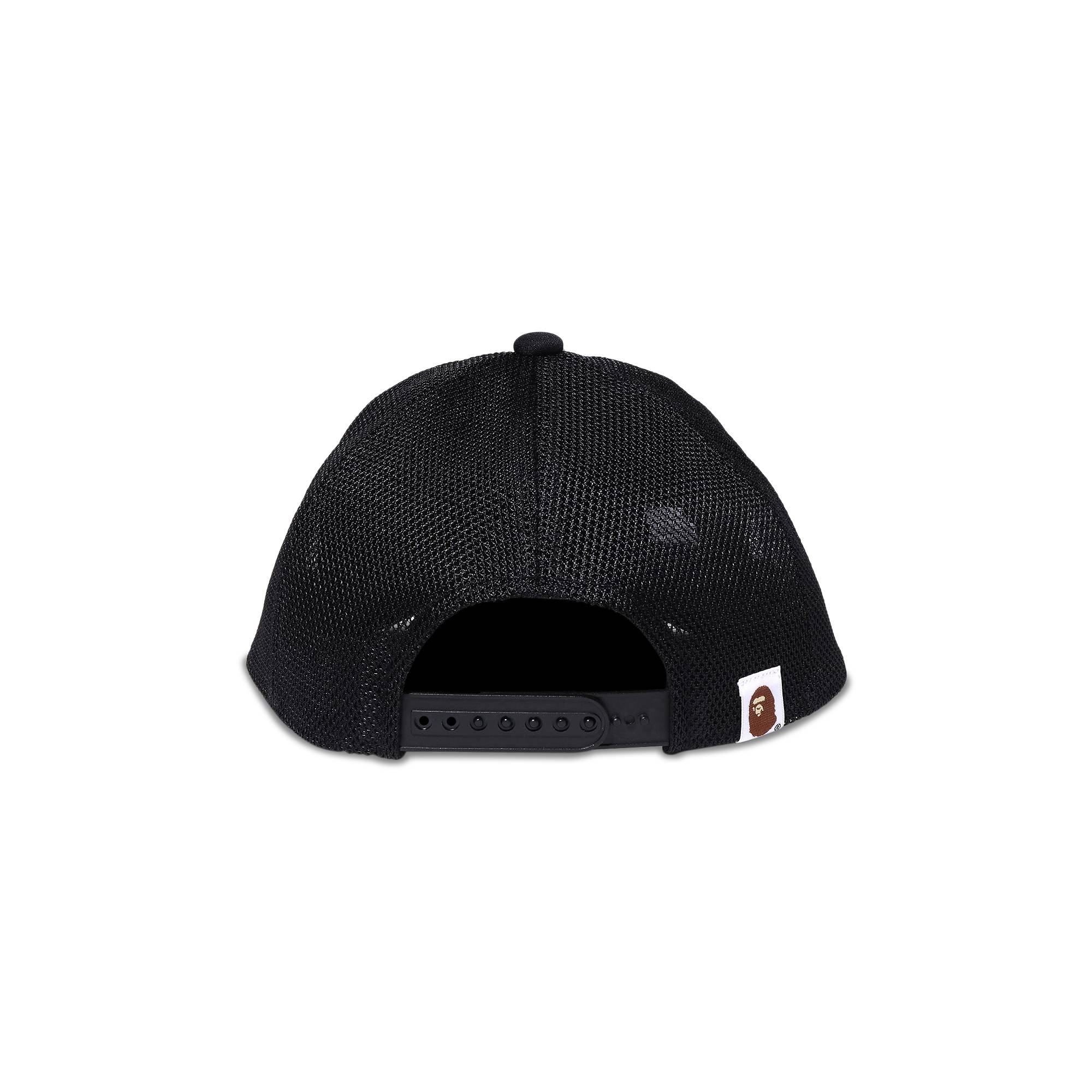 BAPE Ape Head Crystal Stone Mesh Cap 'Black' - 2