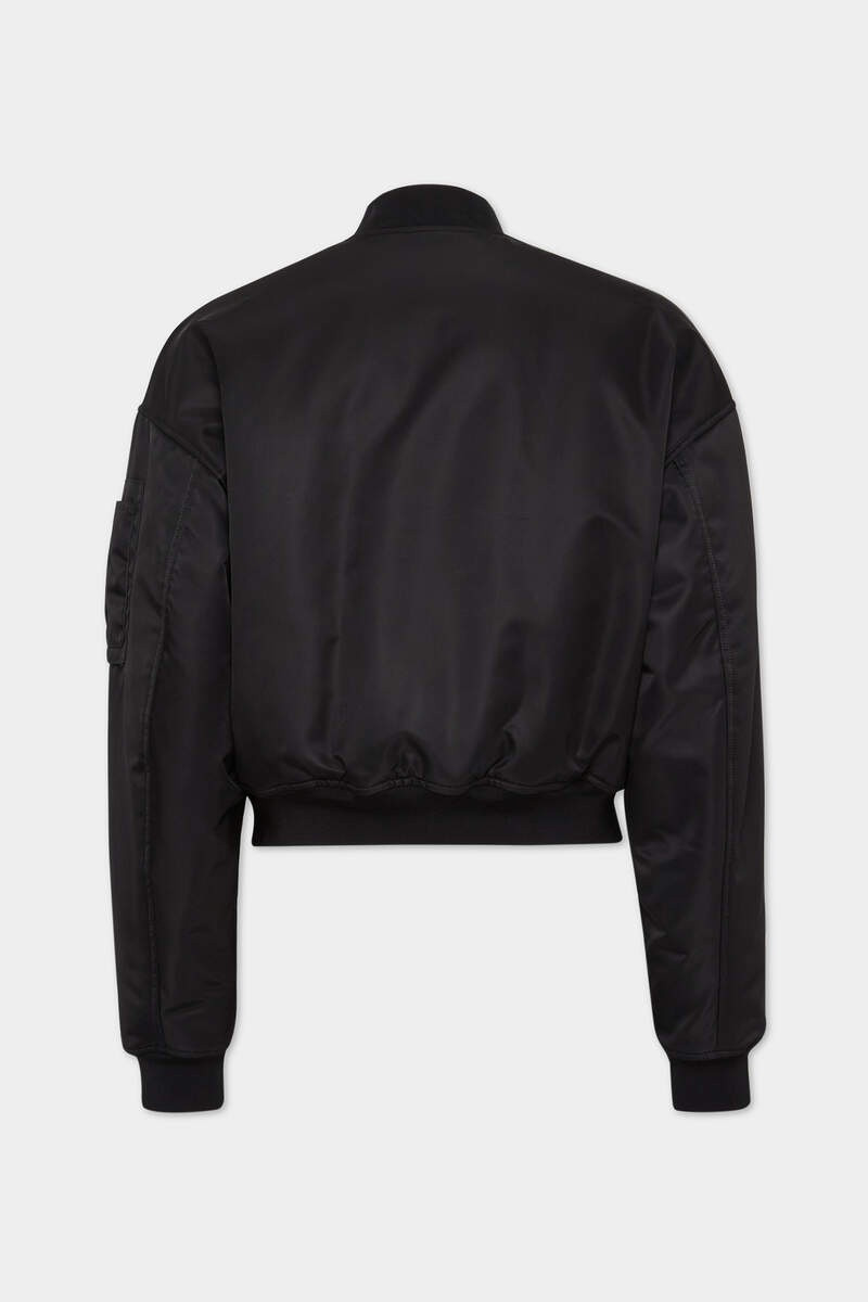 DSQUARED2 80'S NYLON BOMBER JACKET outlook