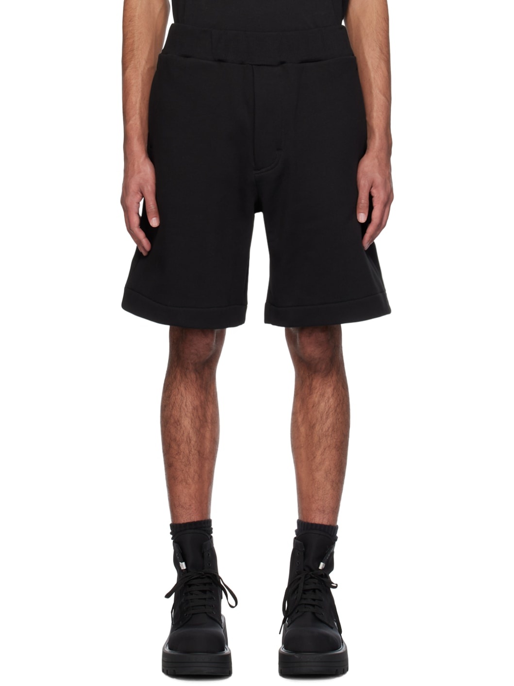 Black Carpenter Shorts - 1