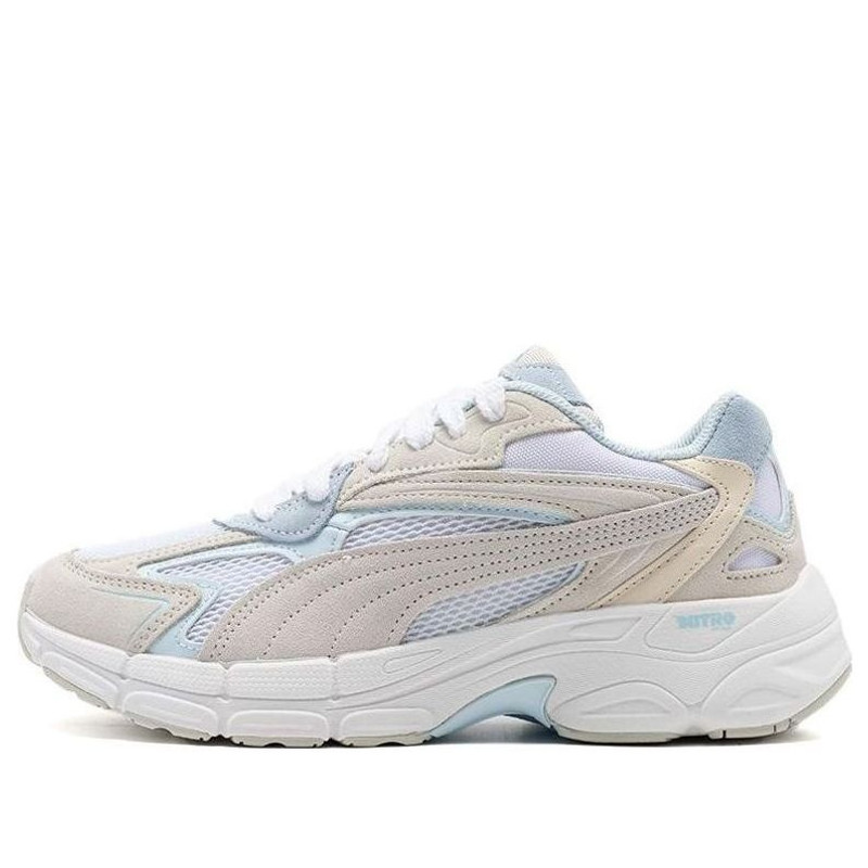 PUMA Teveris 니트로 '화이트 그레이 이시 블루'388774-26 - 1