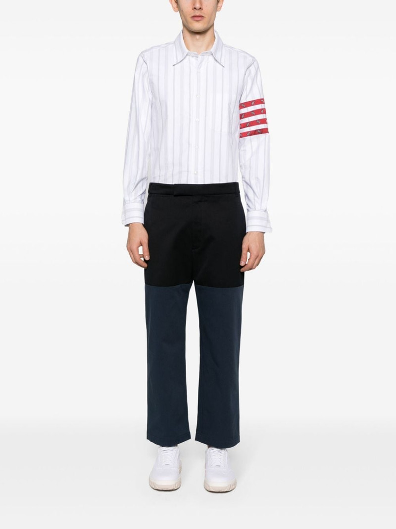 Thom Browne Unconstructed Combo straight-leg trousers outlook