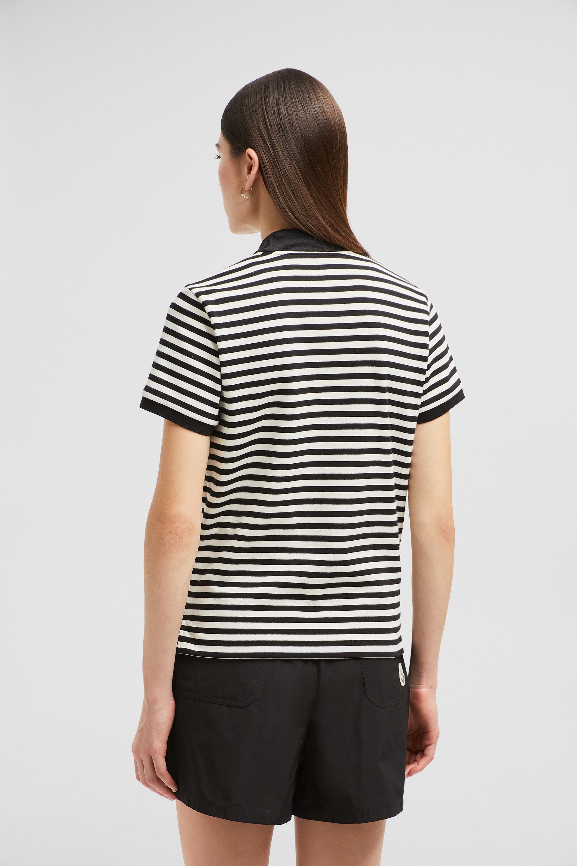 Striped Cotton Polo Shirt - 5