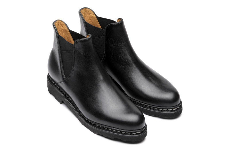 Valdaine Black Silk - Rubber Sole 2