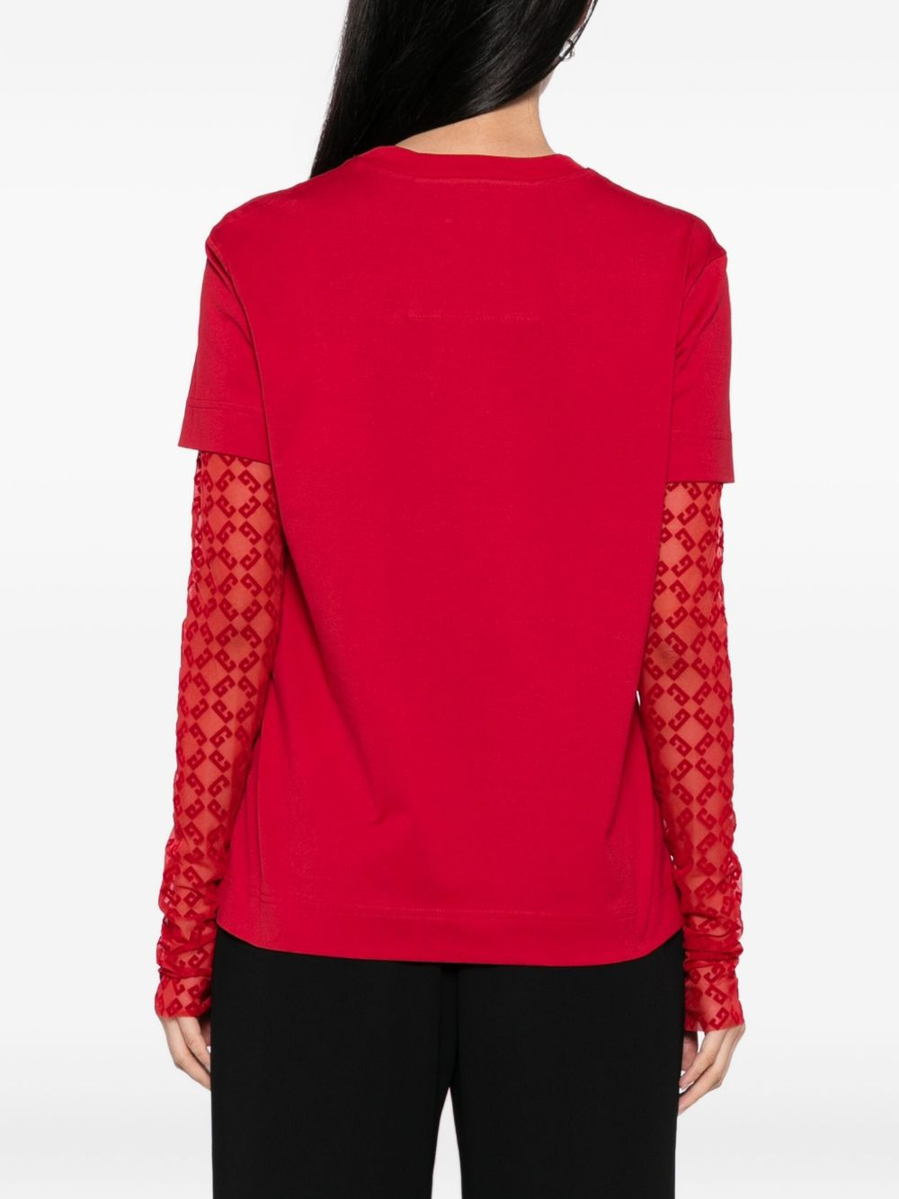 logo-embroidered T-shirt - 4