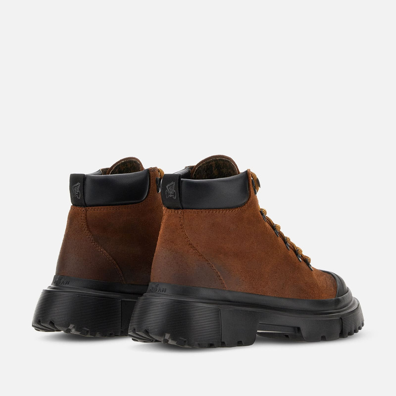 HOGAN Ankle Boots Hogan H619 Brown outlook