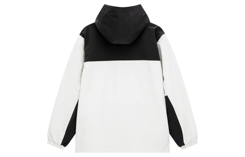 New Balance New Balance Logo Urban Remix Woven Jacket 'White Black' AMJ33359-CIC outlook