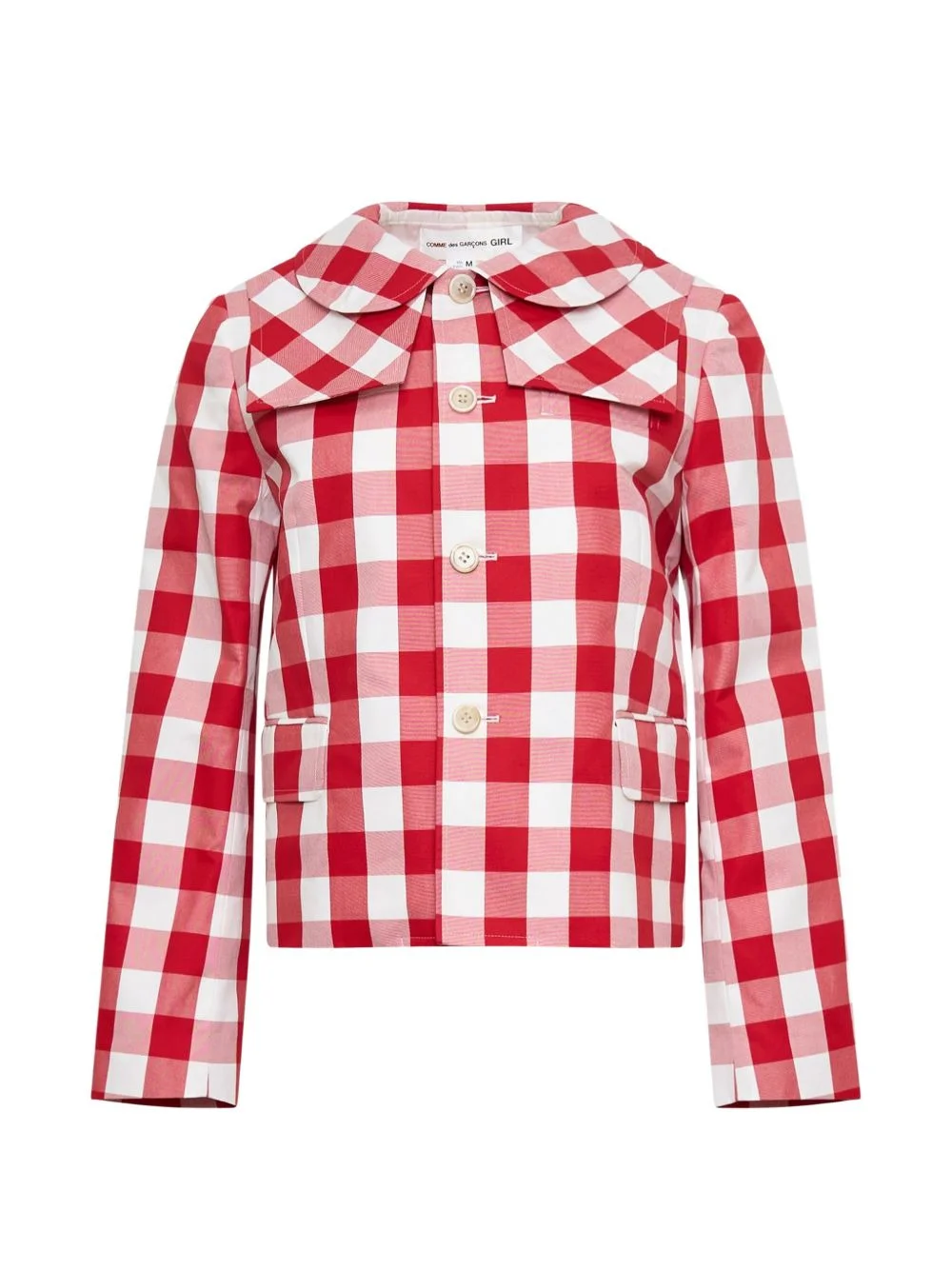 gingham jacket - 1