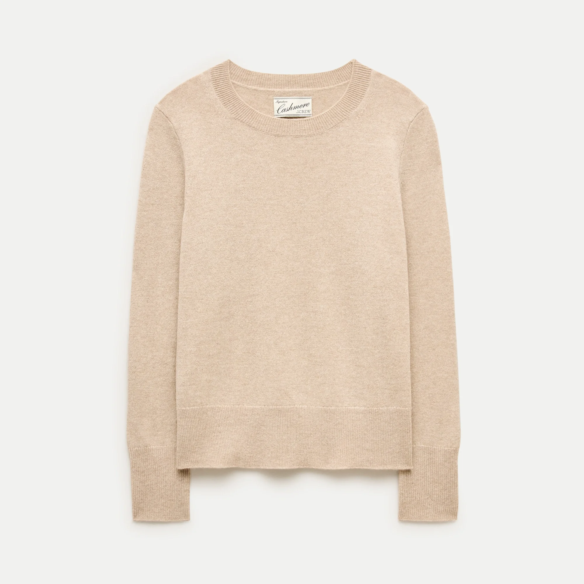 Cashmere classic-fit crewneck sweater - 1