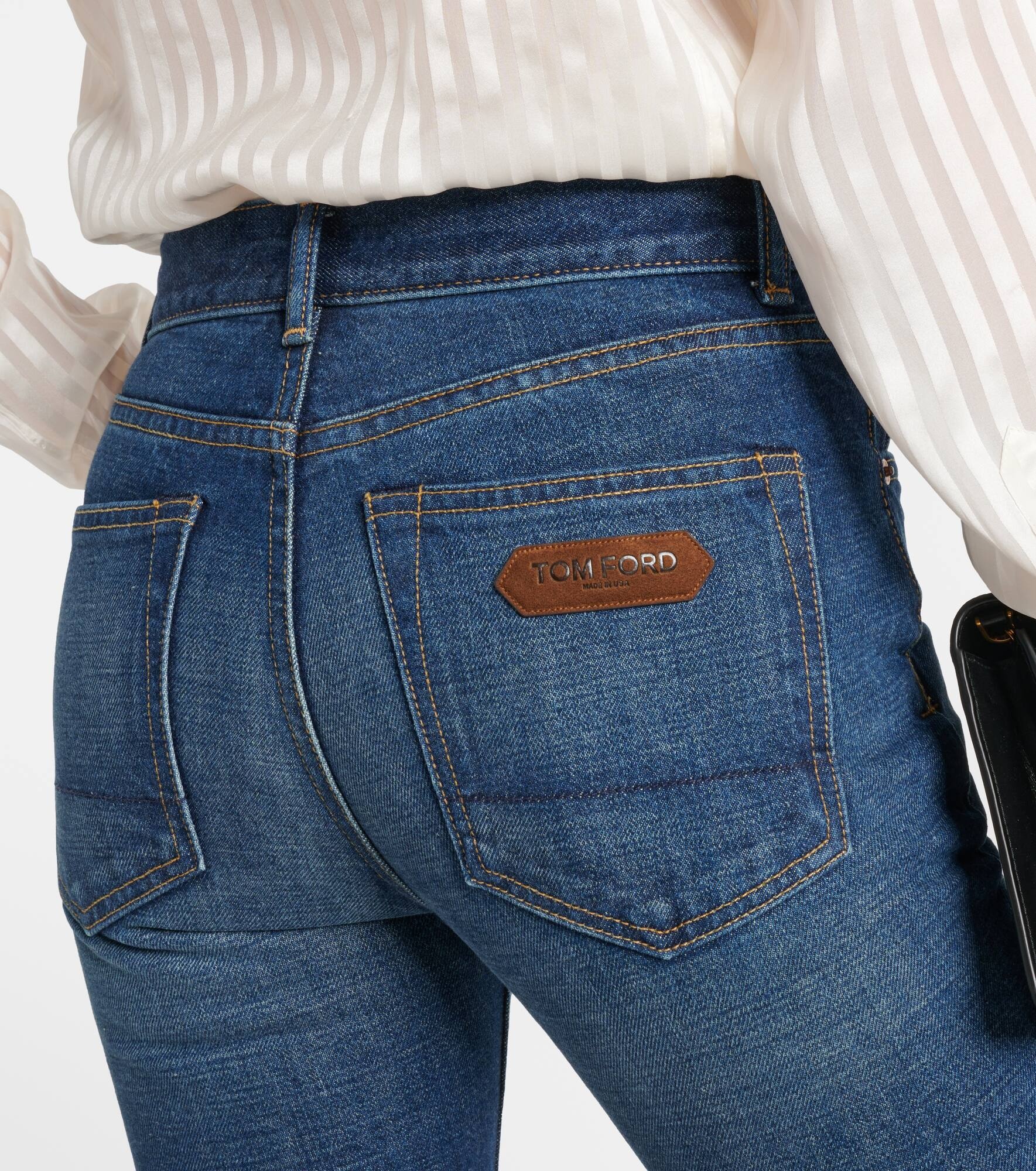 High-rise straight jeans - 6