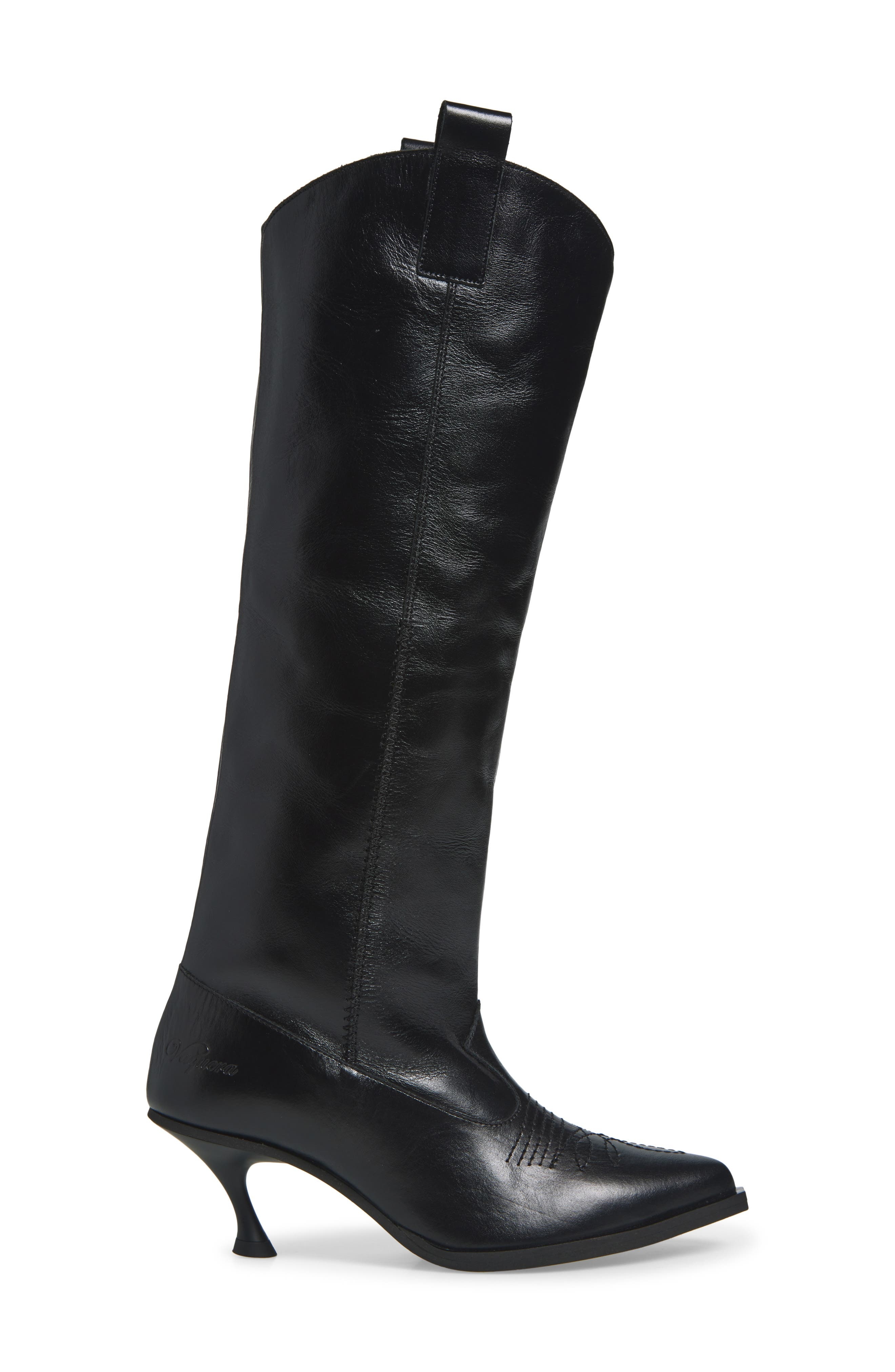 Vaquera Kitten Heel Cowboy Boot in Black at Nordstrom - 3