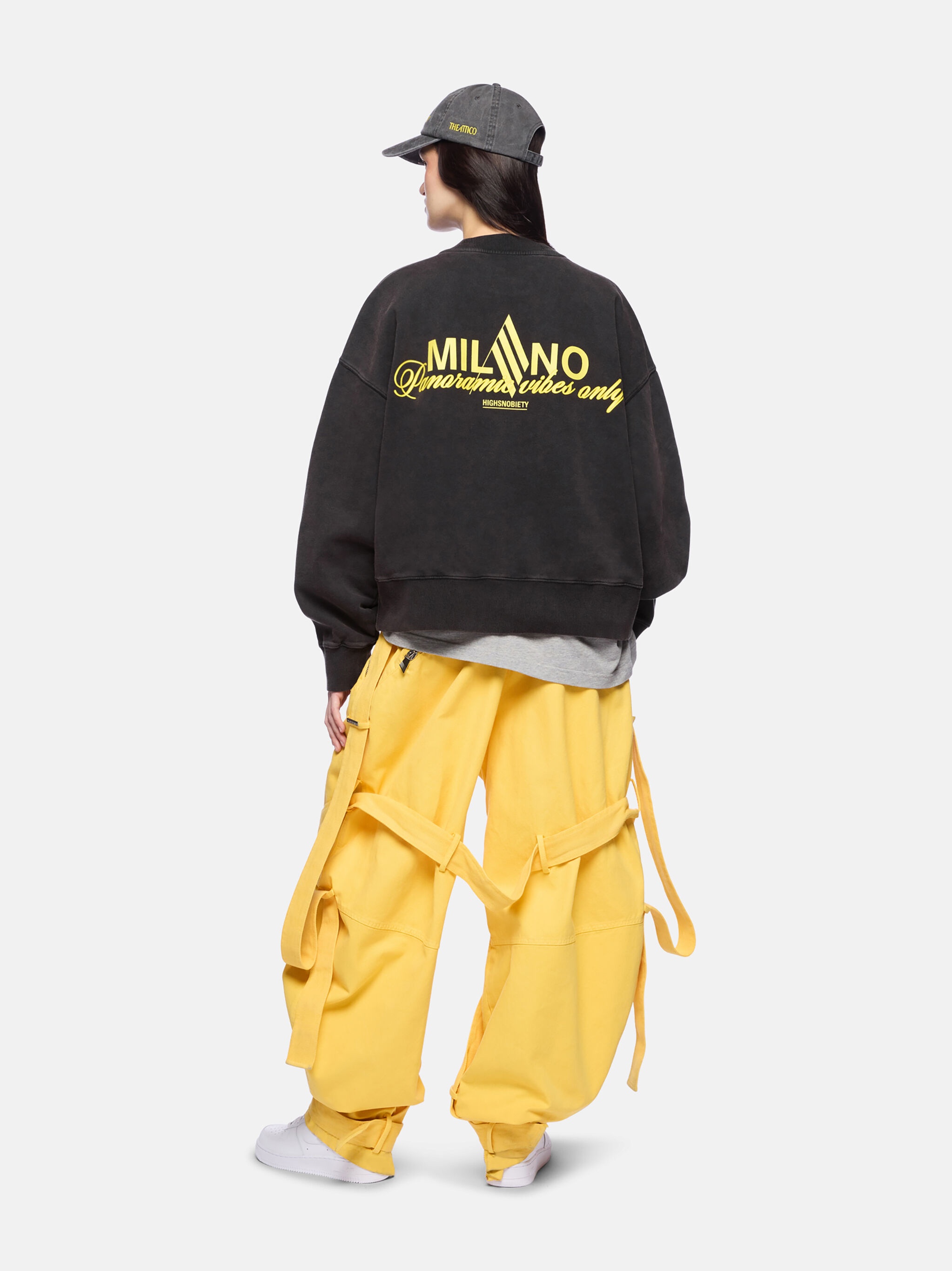 THE ATTICO X HIGHSNOBIETY FADED BLACK SWEATSHIRT - 7