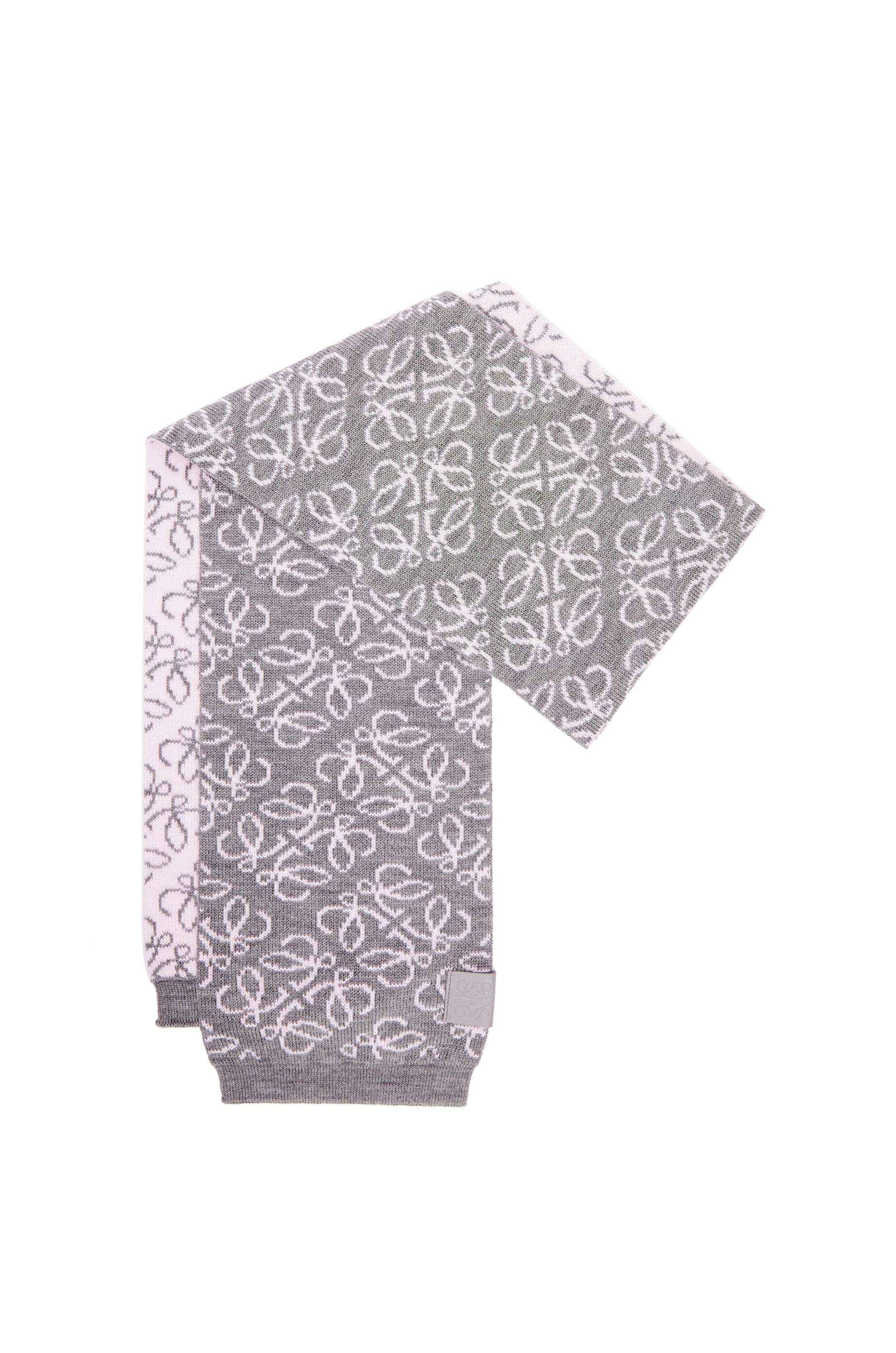 All-over Anagram scarf in wool - 3