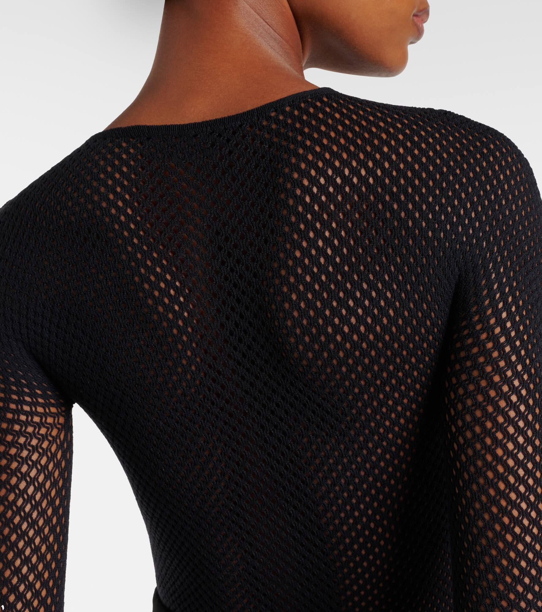 x RHW Web wool-blend bodysuit - 5