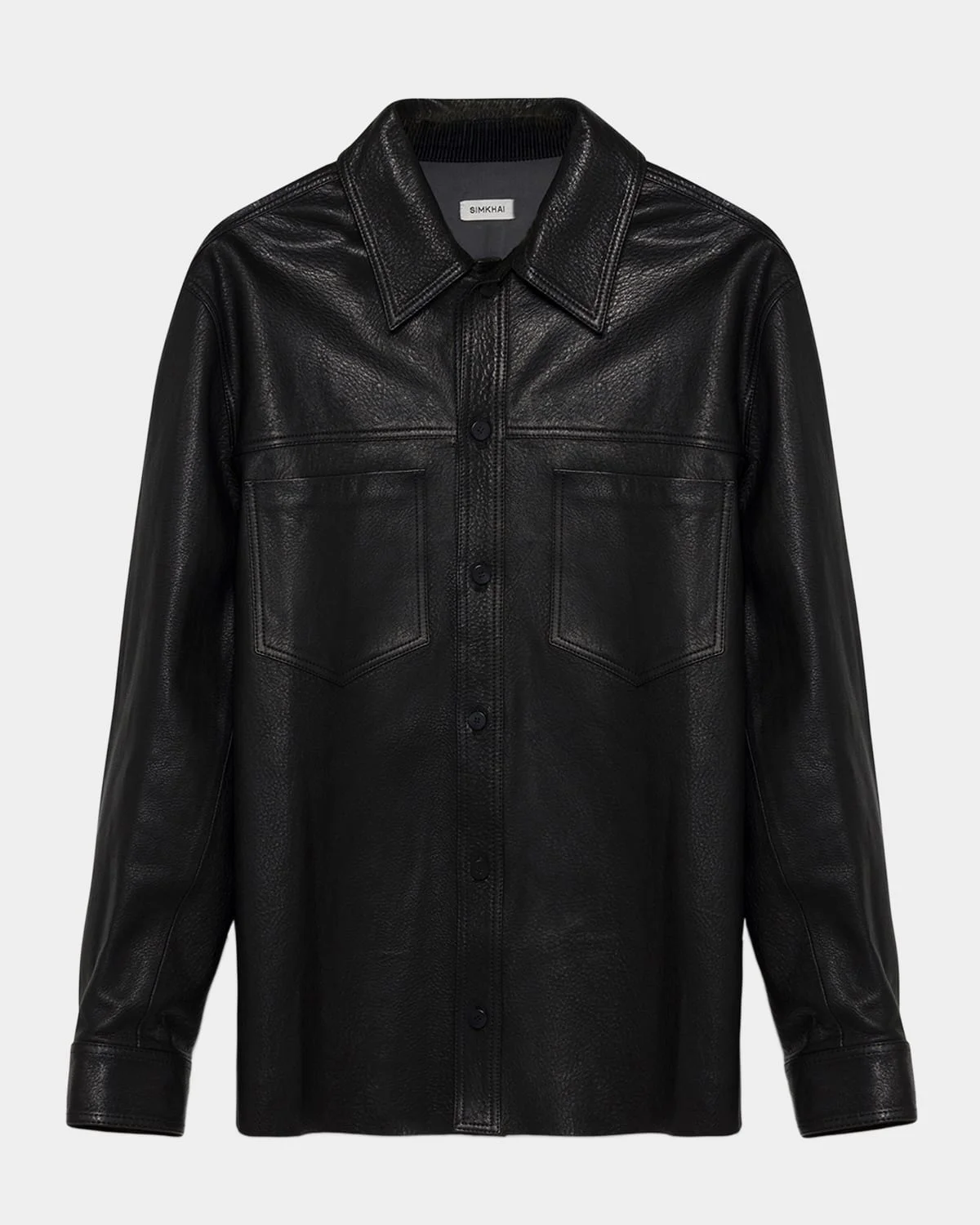 Men & apos;s Gibson Leather Shirt Jacket - 1