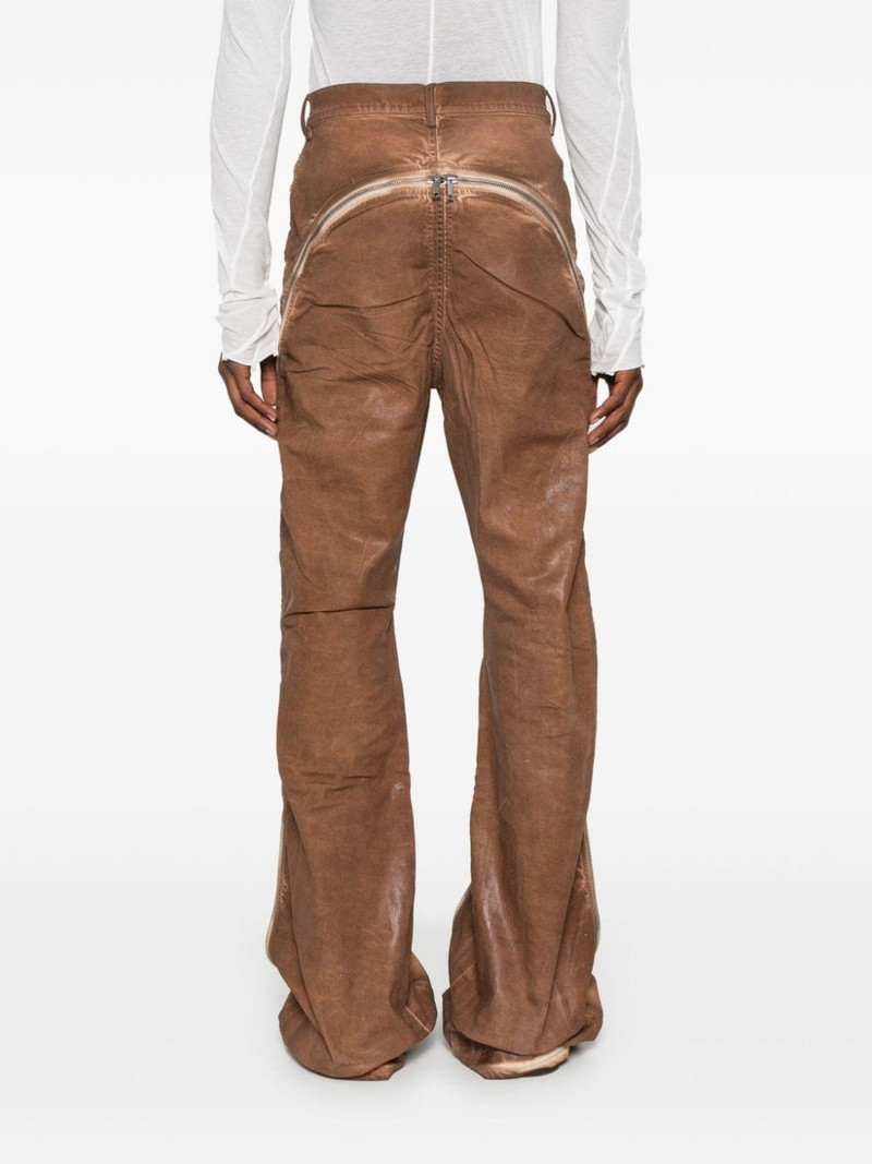 zip-detailed tapered jeans 4