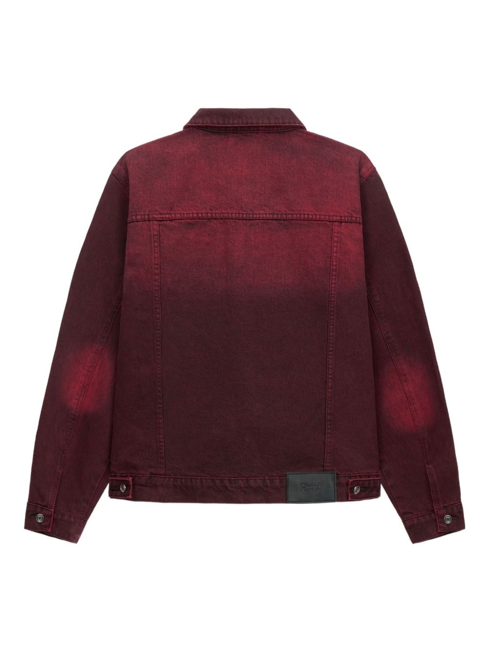 grain-washed denim jacket - 2