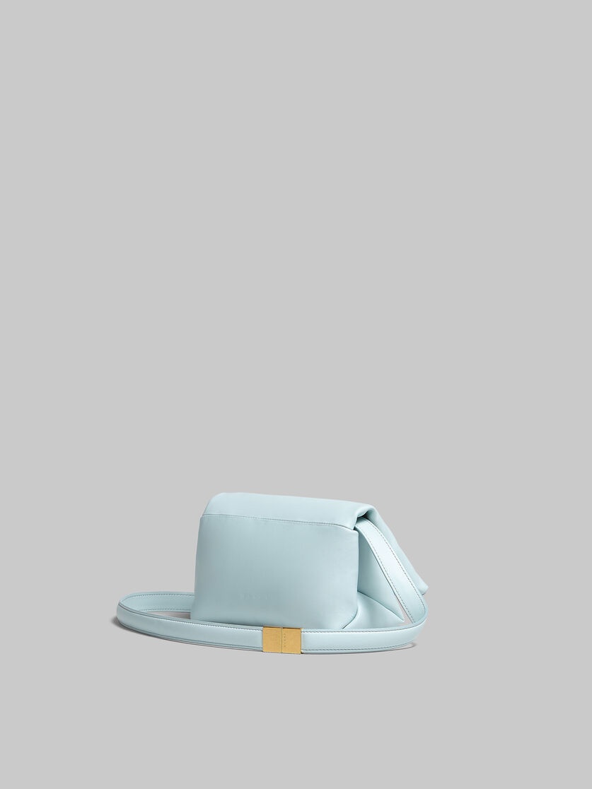 SMALL LIGHT BLUE CALFSKIN PRISMA BAG - 3
