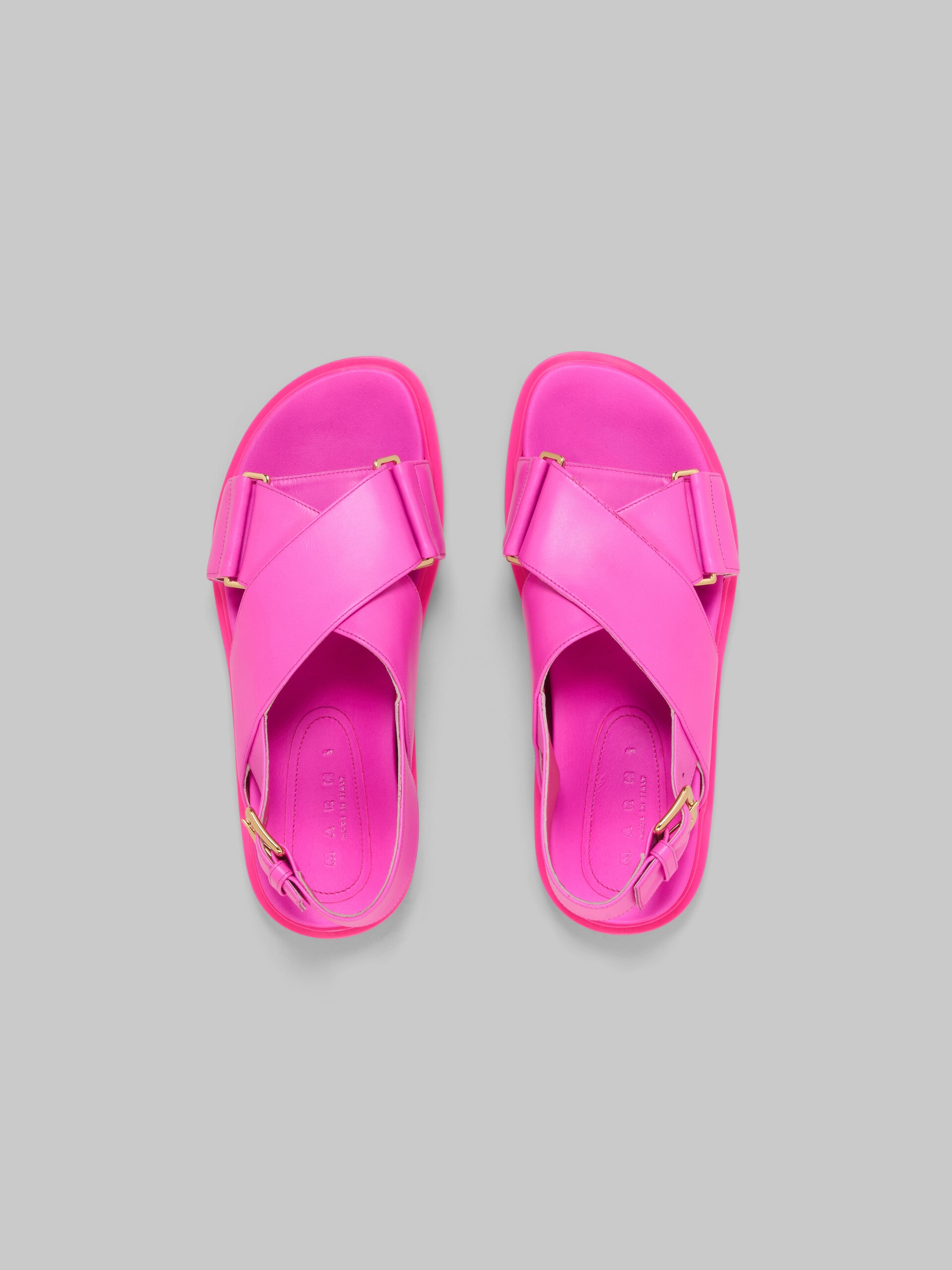 FUCHSIA LEATHER FUSSBETT - 4