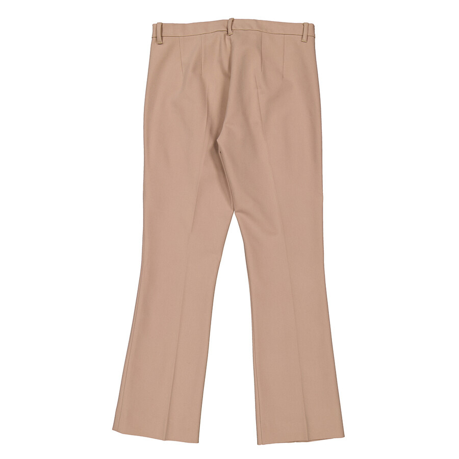 Max Mara Fatina Cotton And Viscose Trousers, Brand Size 42 ( US Size 8 ) - 2