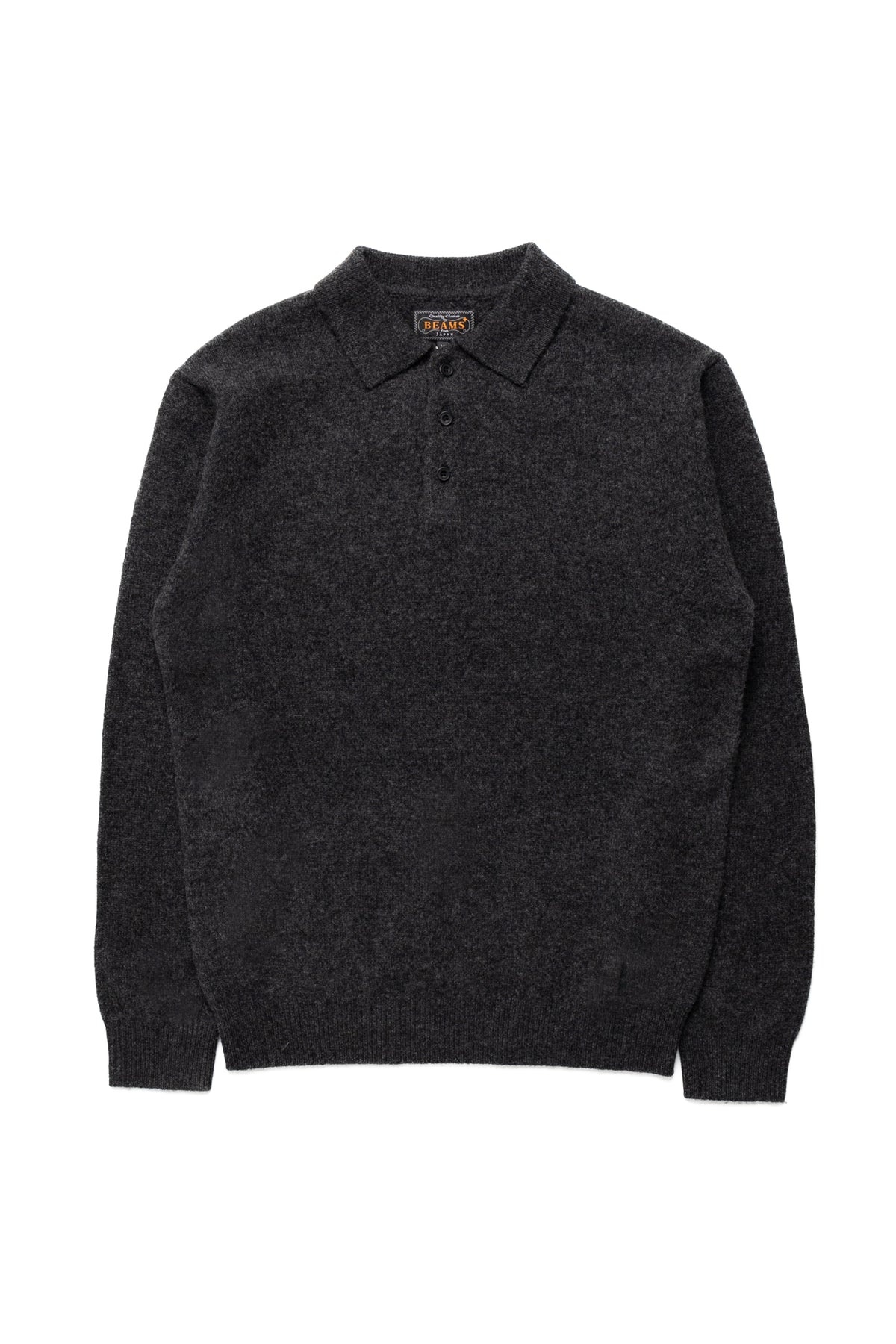 Knit Polo 9G - Charcoal - 1