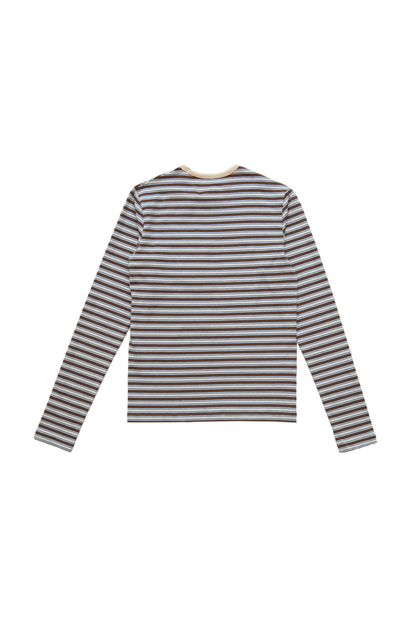 ERL ERL Striped Long Sleeve T-Shirt Brown outlook