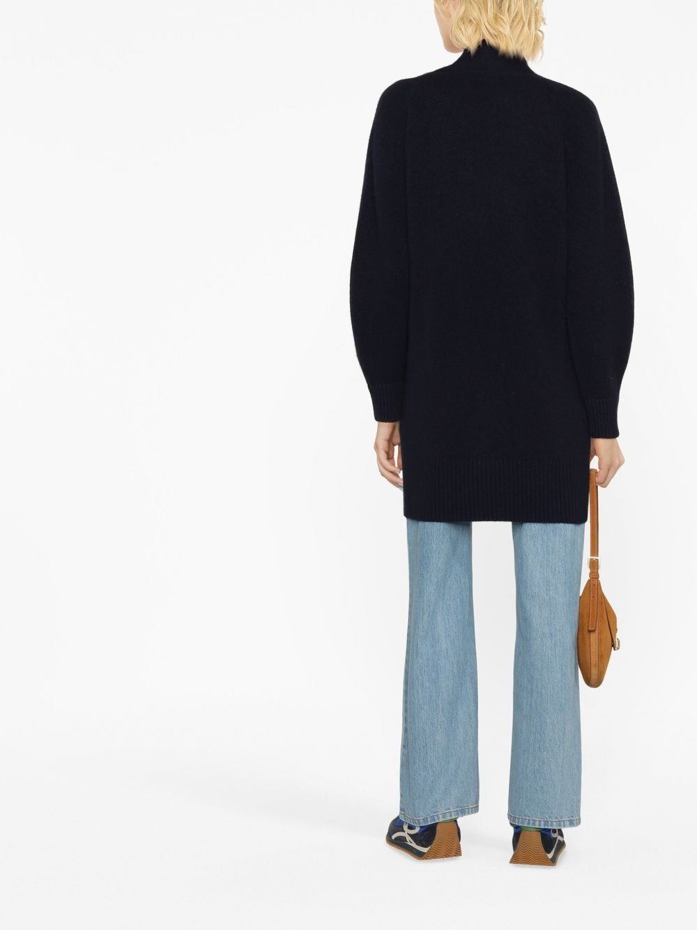 open-front cashmere cardigan - 3