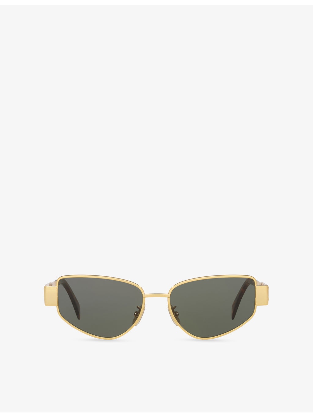 CL40293U Metaltriomphe Square-Frame Metal Sunglasses - 1