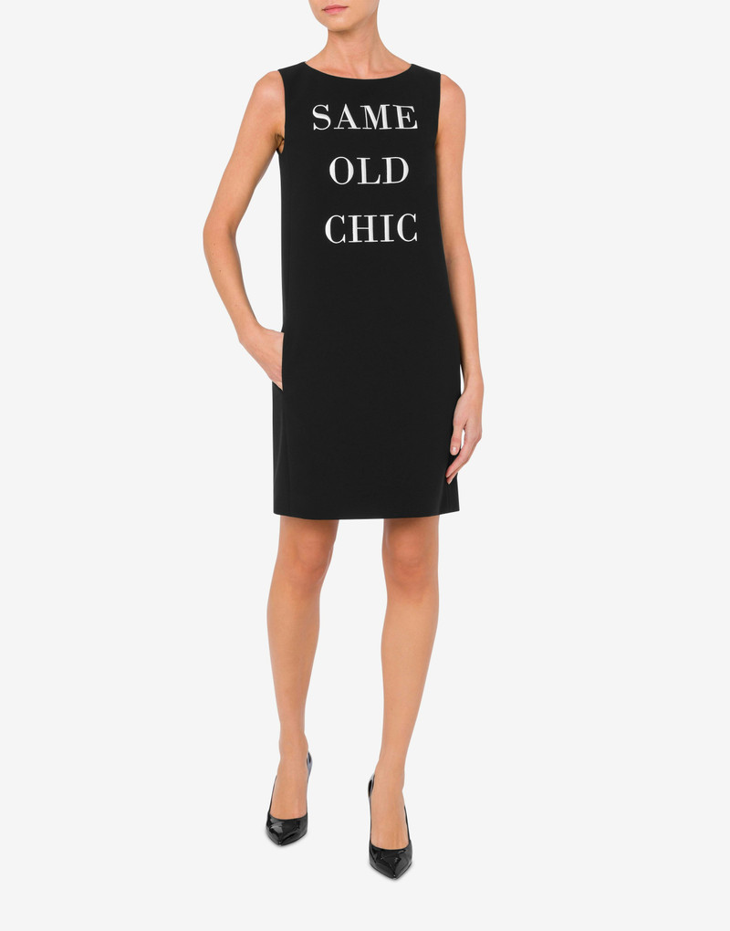 Moschino SAME OLD CHIC DRESS WITH EMBROIDERY outlook