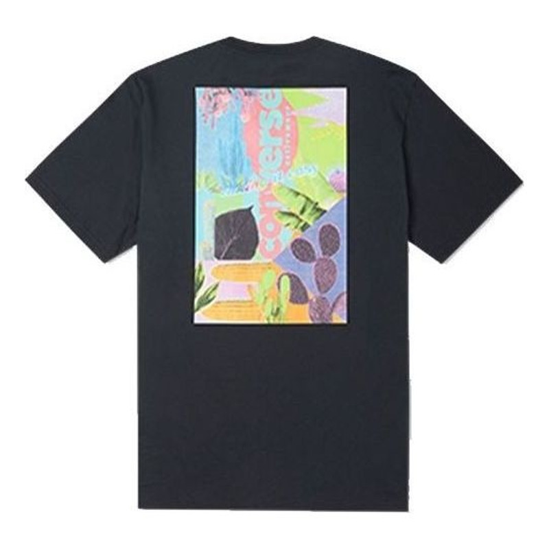 Converse Converse Neon Nature Graphic T-Shirt 'Black' 10023463-A02 outlook