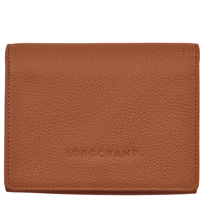 Le Foulonné Wallet Caramel - Leather 1