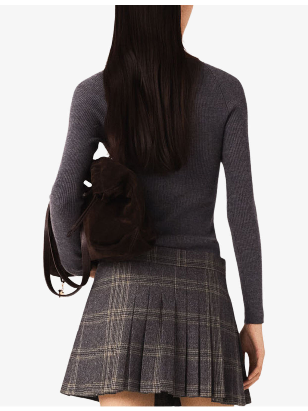 Sweetheart-Neck Slim-Fit Stretch Wool-Blend Jumper - 4